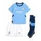 Manchester City Matheus Nunes #27 Echipament de Fotbal Replică 2024-25 Copii Acasa (+ Șorturi)
